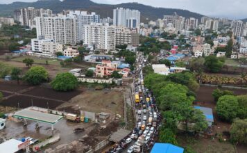 सुसगाव परिसरामध्ये वाहतूक कोंडीमुळे नागरिक त्रस्त