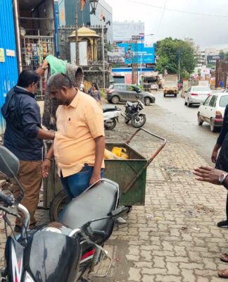 बाणेरमधील शिवरायांच्या स्मारकाजवळ कचरा टाकल्यास कठोर कारवाई करणार! पालकमंत्री चंद्रकांतदादा पाटील यांचा इशारा