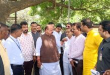 कामगार मंत्री डॉ.सुरेश खाडे यांच्याकडून अजमेरा मोरवाडी येथील भूखंडाची पाहणी