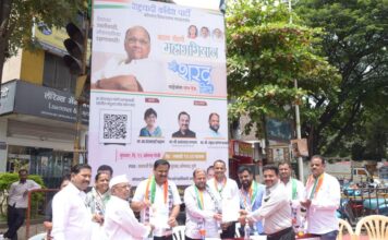 राष्ट्रवादी काँग्रेस पक्षाचे “मी शरद मित्र” मोहिमेची कोथरूड मधून सुरुवात.