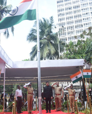 स्वातंत्र्य दिन समारंभाची मंत्रालयात रंगीत तालीम