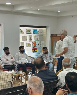 बालेवाडी वेल्फेअर फेडरेशन तर्फे औंध क्षेत्रिय कार्यालय सहा.आयुक्त व नागरिक यांच्या मिटींग चे बालेवाडीत आयोजन.