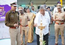 उच्च व तंत्रशिक्षण मंत्री चंद्रकांतदादा पाटील यांची तरंग उत्सवाला भेट