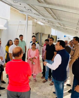 बाणेर येथील “नंदन प्रोस्पेरा गोल्ड” या सोसायटीमध्ये “सोलर पॅावर जनरेशन प्लांट” चा शुभारंभ