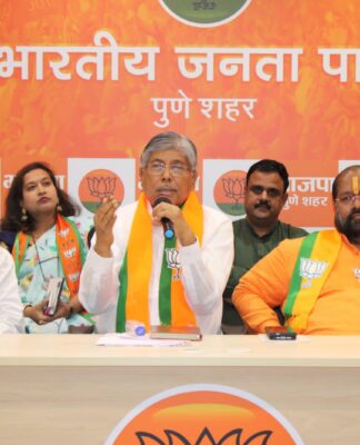 मुरलीधर मोहोळ यांचे मताधिक्य वाढविण्यासाठी ना. चंद्रकांतदादा पाटील यांच्या मॅरेथॉन बैठका