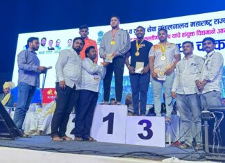 औंध कुस्ती केंद्रातील विराज रानवडे याची स्व. खाशाबा जाधव राज्यस्तरीय कुस्ती स्पर्धेत सुवर्ण पदकाची कमाई