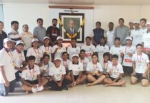 पुण्यात ऑलिम्पिकवीर खाशाबा जाधवांच्या तैलचित्राचे अनावरण