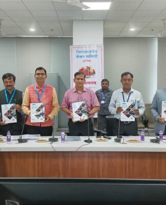 सन २०२४-२५ च्या पत आराखड्याचे जिल्हाधिकाऱ्यांच्या हस्ते प्रकाशन