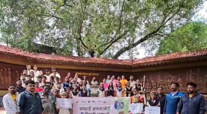 लोहिया नगर परिसरात स्वच्छता व जलस्त्रोतांची निगा याबाबत जनजागृती रॅली
