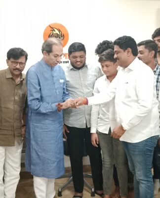 अजय निम्हण यांचा शिवसेना पक्षप्रमुख उद्धव बाळासाहेब ठाकरे यांच्या उपस्थितीत पक्षप्रवेश