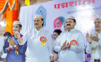 उपमुख्यमंत्री अजित पवार यांच्या हस्ते श्री क्षेत्र आळंदी येथील पद्मशाली समाज धर्मशाळेचे उद्घाटन