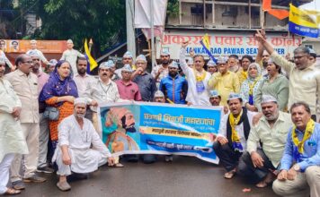 छत्रपती शिवरायांचा मालवण मधील पुतळा निकृष्टपणे उभारणार्या कंत्राटदारांवर कारवाई करा; “आप” ची मागणी