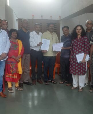 वेताळ टेकडी बचाव कृती समिती व पुणे रिव्हर्स रिव्हायल समितीच्या पदाधिकाऱ्यांनी माजी आमदार चंद्रकांत मोकाटे यांची भेट घेत चर्चा केली