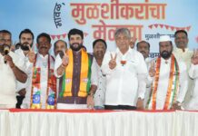 मुळशीकरांची वज्रमूठ महायुतीच्या पाठिशी, ज्या पक्षाने मला मोठं केलं; त्या पक्षाला मोठं करा!- मुरलीधर मोहोळ