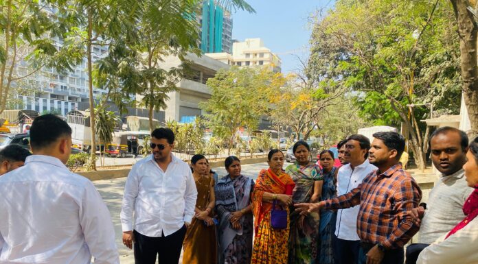 बालेवाडी येथील मुक्ताईनगर पाणी समस्या सोडवण्याच्या माजी नगरसेवक अमोल बालवडकर यांच्या अधिकाऱ्यांना सूचना