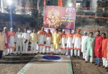 साखरे ईस्टर्न मिडोज खराडी सोसायटीमध्ये शिवजयंतीचा जल्लोष, भव्य मिरवणुकीने साजरी उत्सवमूर्ती सोहळा