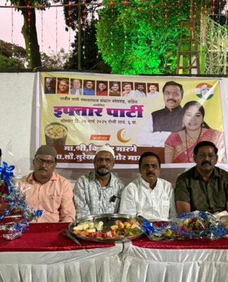 कोथरूड काँग्रेसच्या वतीने शास्त्रीनगर मधील मस्जिद मध्ये इफ्तार पार्टीचे आयोजन