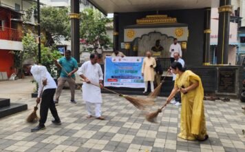औंध बाणेर क्षेत्रीय कार्यालया अंतर्गत हर घर तिरंगा मोहीम नुसार हर घर तिरंगा, हर घर स्वछता, स्वतंत्रता का उत्सव स्वछता के संग या अभियाना अंतर्गत स्वच्छता मोहीम