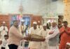 प्रभाग क्रमांक 9 सुस,बाणेर, बालेवाडी, पाषाण येथील विठ्ठल मंदिरामध्ये शिवसेना उद्धव बाळासाहेब ठाकरे पक्षाच्या वतीने पखवाद वाटप