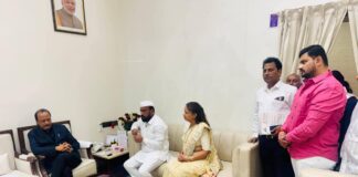 नागपूर येथे आमदार शंकर मांडेकर यांच्या नेतृत्वात राष्ट्रवादी काँग्रेस पार्टीच्या महिला कार्याध्यक्ष पुनम विधाते यांनी घेतली पालकमंत्री अजित पवार यांची भेट