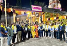 आम आदमी पार्टी, पिंपरी-चिंचवड शहराच्या प्रचाराच्या शुभारंभाला श्री.मोरया गोसावी मंदिरातून सुरूवात