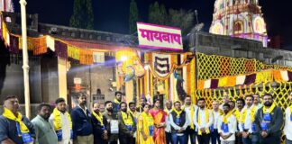 आम आदमी पार्टी, पिंपरी-चिंचवड शहराच्या प्रचाराच्या शुभारंभाला श्री.मोरया गोसावी मंदिरातून सुरूवात