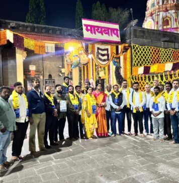 आम आदमी पार्टी, पिंपरी-चिंचवड शहराच्या प्रचाराच्या शुभारंभाला श्री.मोरया गोसावी मंदिरातून सुरूवात