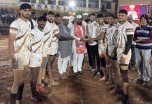 जिल्हास्तरीय भव्य कबड्डी स्पर्धा मुळशी येथे संपन्न: प्रथम क्रमांक मोरया कबड्डी संघ लवळे, द्वितीय क्रमांक भैरवनाथ संस्था संघ भोसरीने पटकाविला