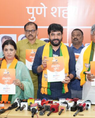 पुण्यासाठी एक हजार ई-बस, मेट्रोसह विमानतळाचा विस्तार ; भाजपकडून संकल्पपत्रात अनेक योजना जाहीर -केंद्रीय राज्यमंत्री मुरलीधर मोहोळ