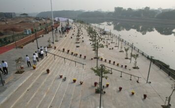 पुणे शहरातील मुळा-मुठा नदीकाठ सुधारणा प्रकल्पाला गती; संगमवाडी–बंडगार्डन टप्प्यातील ९० टक्के काम पूर्ण