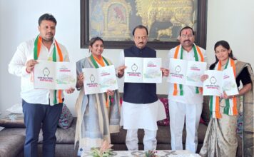 अजित पवारांच्या हस्ते प्रभाग ९ सुस बाणेर पाषाण चा विकास प्रगती अहवाल व ‘जनहितनामा’ प्रकाशित