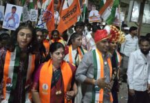 प्रभाग क्र. ९ मध्ये जीवन चाकणकर यांच्या प्रचाराचा जल्लोषात शुभारंभ