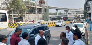 “स्व. नामदार श्री. अजितदादा अनंतराव पवार उड्डाणपूल” कामांची संयुक्त पाहणी; रॅम्पचे काम तातडीने पूर्ण करण्याची नगरसेवक दत्ता बहिरट यांची मागणी