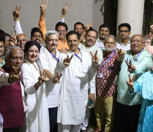 महाराष्ट्र साहित्य परिषद निवडणुकीत साहित्य संवर्धन आघाडीचा निर्विवाद विजय : अध्यक्षपदी योगेश सोमण विजयी