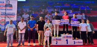 “सुपर सनी मंथ” क्रीडा महोत्सवाअंतर्गत तिसरी पुणे ट्वीन सिटी मॅरेथॉन; रन फॉर अमृतकाल स्पर्धेत साहिल सागर, साक्षी जड्याल, निखिल सहानी, रविना गायकवाड यांना विजेतेपद