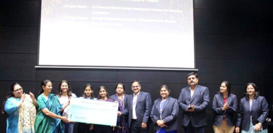 एनईएफ इनोव्हेशन अवॉर्ड्समध्ये भारती विद्यापीठाच्या महिला अभियंत्यांची चमकदार कामगिरी