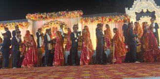 भगवान अग्रसेन चॅरिटेबल फाउंडेशनतर्फे भव्य सामूहिक विवाह सोहळा संपन्न उपक्रमाचे यंदा १३ वे वर्ष; २० जोडपी विवाहबंधनात