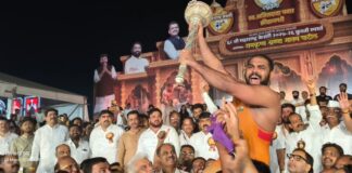 हर्षवर्धन सदगीर यंदाचा महाराष्ट्र केसरी; दुसऱ्यांदा मानाच्या किताबावर नाव