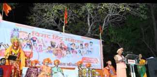 वडकी येथे विराट हिंदू संमेलन उत्साहात संपन्न