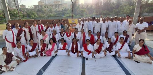 भारतीय योग संस्थानच्या 60 व्या वर्धापन दिनानिमित्त योग कार्यक्रम उत्साहात