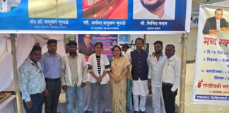 डॉ.आंबेडकर जयंती निमित्त ॲड.डॉ.मधुकर मुसळे व माजी नगरसेविका अर्चना मधुकर मुसळे यांच्या तर्फे नेत्र तपासणी शिबिराचे आयोजन