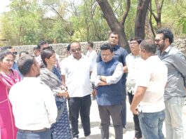 पाषाण तलावातील प्रदूषणामुळे हजारो मासे मृत; मनपा प्रशासन खडबडून जागे आयुक्त नवल किशोर राम यांची पाषाण तलाव परिसरात पाहणी