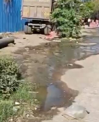 महाळुंगेतील किर्ती एलिगंट सोसायटीत सांडपाणी शिरकाव; रहिवाशांची मनपाकडे तातडीच्या कारवाईची मागणी