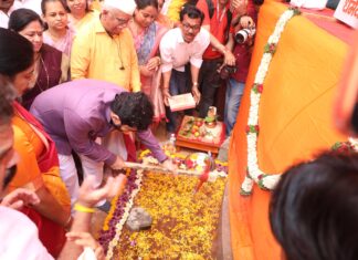 धर्मवीर छत्रपती संभाजी महाराज यांच्या डेक्कन येथील स्मारकाचे नूतनीकरण भूमिपूजन समारंभ संपन्न