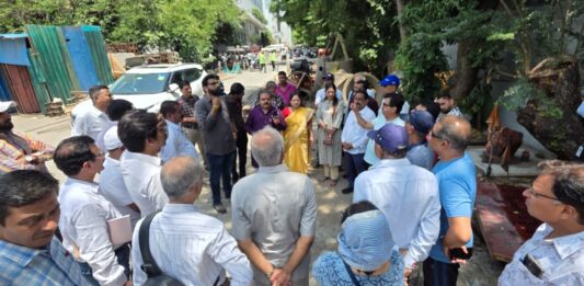 नाल्याच्या प्रवाहातील अडथळे त्वरित काढा – सौ. मंजुश्री खर्डेकर.