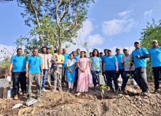 नामदार चंद्रकांतदादा पाटील यांच्या वाढदिवसानिमित्त बाणेर टेकडीवर ५१ वृक्षांचे वृक्षारोपण