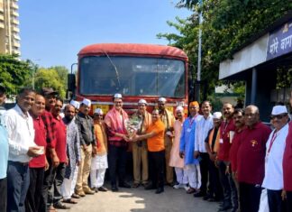 कात्रज येथे ‘लाल परी’चा ७८ वा वर्धापन दिन उत्साहात साजरा