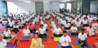 पाषाण येथे नगरसेविका मयुरीताई कोकाटे आयोजित आंतरराष्ट्रीय योग दिन उत्साहात साजरा ; शेकडो नागरिकांचा सहभाग, ‘एक पृथ्वी, एक आरोग्य’ चा नारा