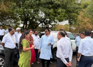 संत तुकाराम महाराज पालखी मार्गाची उपमहापौर परशुराम वाडेकर यांच्याकडून पूर्वपाहणी