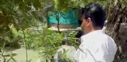नगरसेवक अमोल बालवडकर यांची बाणेरमधील नाल्याची पाहणी; तातडीने साफसफाईचे आदेश